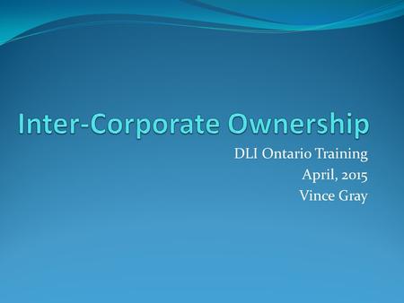 DLI Ontario Training April, 2015 Vince Gray. What is it? See Statistics Canada web site (http://www5.statcan.gc.ca/olc-cel/olc.action?ObjId=61-517-X&ObjType=2&lang=en&Limit=1)http://www5.statcan.gc.ca/olc-cel/olc.action?ObjId=61-517-X&ObjType=2&lang=en&Li