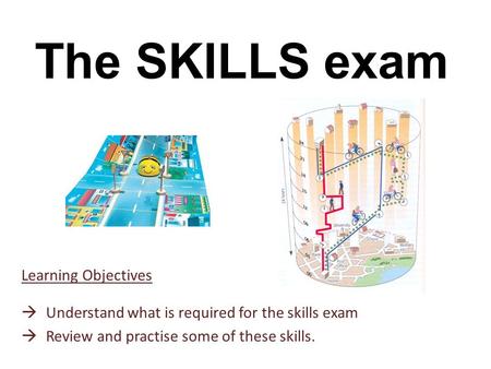 The SKILLS exam Learning Objectives