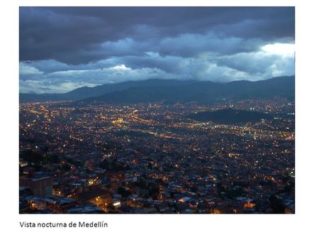 Vista nocturna de Medellín. Since 2003 I have been involved in educative projects with different groups of people, including children, teenagers, adults,
