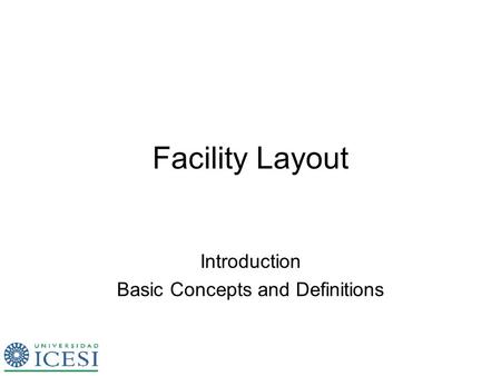 Introduction Basic Concepts and Definitions