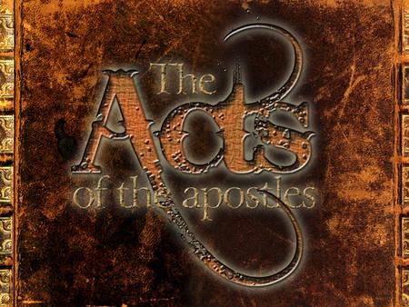 Acts 4:1-8 What does it mean to be “under the influence?” You think different You talk different You act different Under the Influence.
