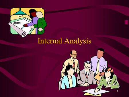 1 Internal Analysis. 2 Strategic Managers must evaluate the Internal Environment of the organization. What is the process? –Identify and classify variables.