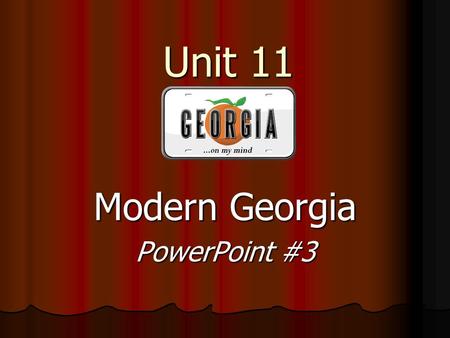 Modern Georgia PowerPoint #3