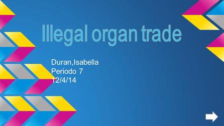 Duran,Isabella Periodo 7 12/4/14. Organs ➢ An organ is a collection of tissues put together to serve a function.