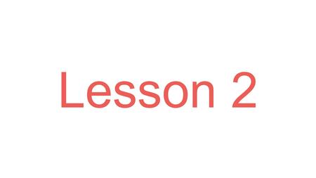 Lesson 2. Review of Lesson 1 א בּ ב ג ד ה ו.