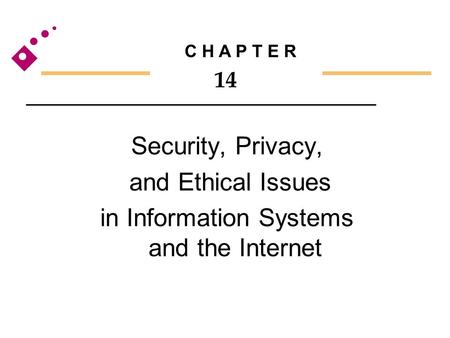 in Information Systems and the Internet