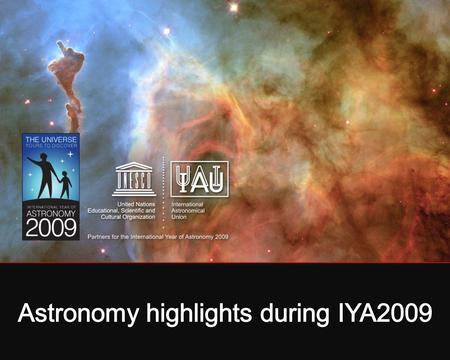 ESA/NASA/Hubble Astronomy is a dynamic and ever-changing science, where new discoveries are regularly made. Many thousands of astronomers around the world.