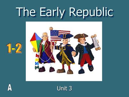 The Early Republic Unit 3. Quick review of leadership during the American Revolutionary War Some people were afraid Washington might become King Some.