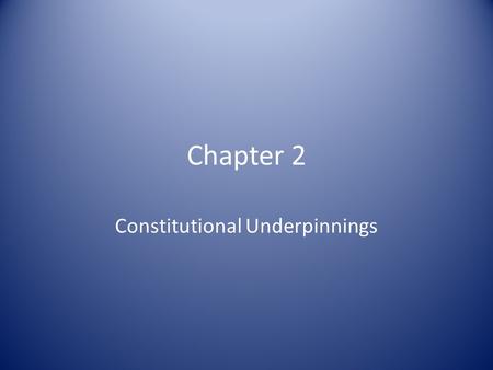 Chapter 2 Constitutional Underpinnings. The Agenda in Philadelphia Revise the Articles of Confederation Gentlemen in Philadelphia – 55 men from 12 of.