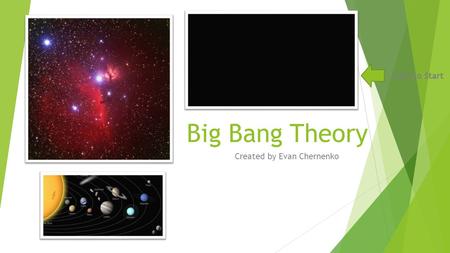 Big Bang Theory Created by Evan Chernenko Click to Start.
