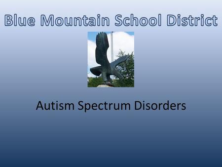 Autism Spectrum Disorders. I.D.E.A. Definition of Autism Spectrum Disorders A developmental disability significantly affecting verbal and nonverbal communication.