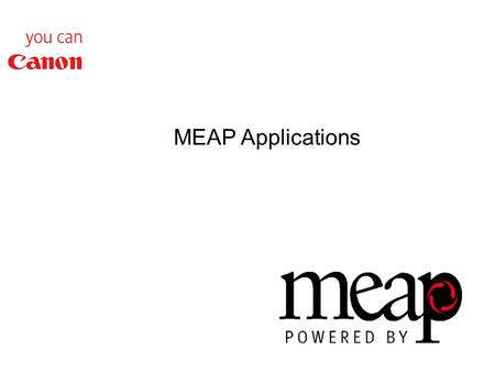 MEAP Applications.
