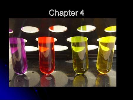Chapter 4. Solution: -> Any homogeneous mixture. All parts of the mixture have the identical composition. Solvent – The substance in a solution that causes.