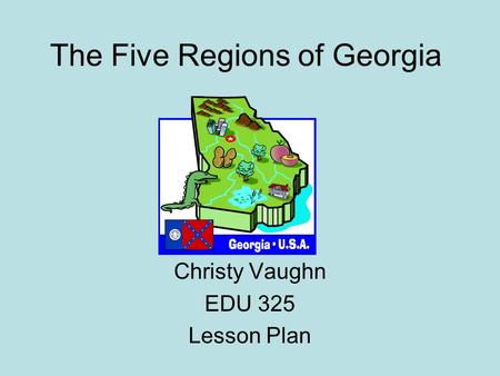 The Five Regions of Georgia