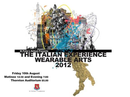 What is Wearable Arts? It is a showcase of creativity and skill. Wearable Arts 2012 is an opportunity for anyone with the desire to make a creation to.