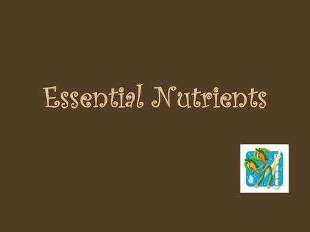 Essential Nutrients Nutrition & Nutrients Nutrition is the Study of Food & How the Body Uses it Nutrients are substances found in food that are necessary.