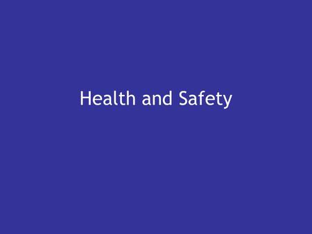 Health and Safety. Health and Safety at Work Act 1974 Employers responsible for health and safety of their employees Covers the ergonomic environment;