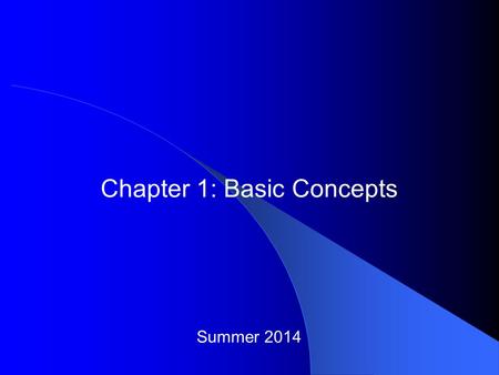 Summer 2014 Chapter 1: Basic Concepts. Irvine, Kip R. Assembly Language for Intel-Based Computers 6/e, 2010. 2 Chapter Overview Welcome to Assembly Language.