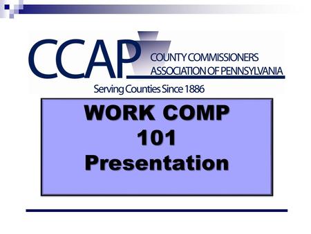 WORK COMP 101 Presentation. The Way it Was……. Here is the story…..