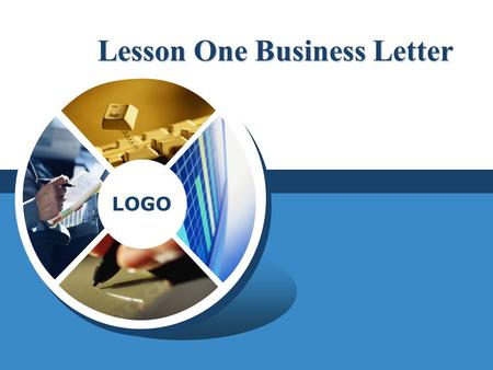 Lesson One Business Letter