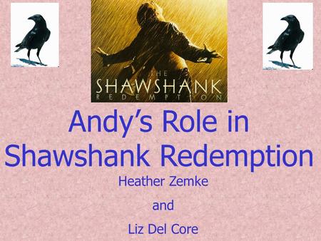 Andy’s Role in Shawshank Redemption