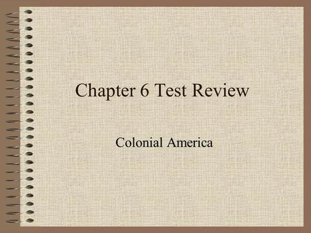 Chapter 6 Test Review Colonial America Football Review Game Rules Select the level of question you would like to attempt (10, 20, 30, or 40 yards, there.