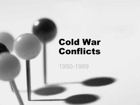 Cold War Conflicts 1950-1989. Chinese Revolution In 1949 Mao Zedong wins the Chinese Civil War & installs an communist gov’t Capitalist leader Chiang.