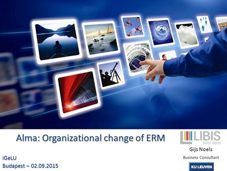 Alma: Organizational change of ERM