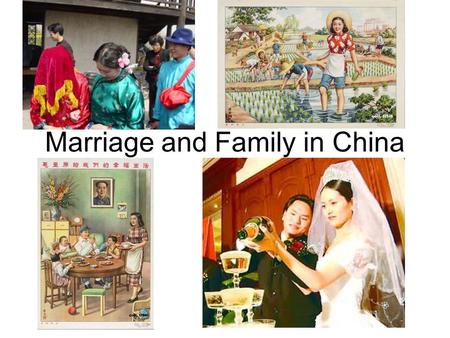 Marriage and Family in China. Marriage Law of 1950 The very first law promulgated by the People’s Republic of China (1949 - ) abolished arranged marriage.