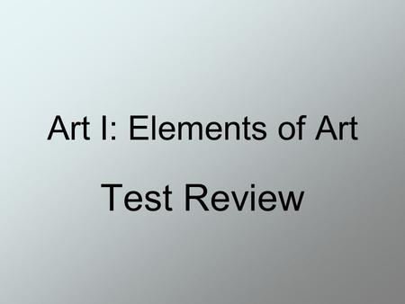 Art I: Elements of Art Test Review. The Vanities of Human Life 1640, Harmen Steenwyck.