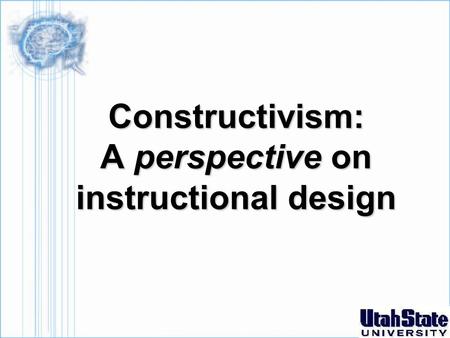 Constructivism: A perspective on instructional design.