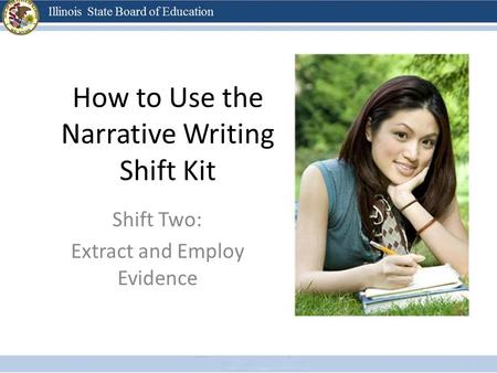 How to Use the Narrative Writing Shift Kit Shift Two: Extract and Employ Evidence.