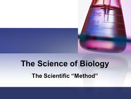 The Scientific “Method”