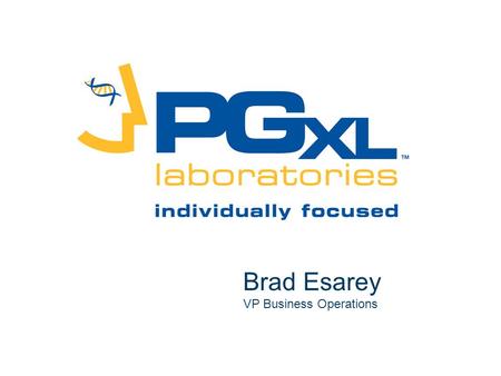 Brad Esarey VP Business Operations
