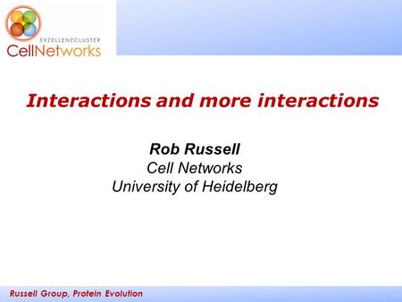Interactions and more interactions
