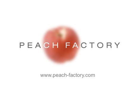 Www.peach-factory.com. Universal Trends November 2008 Peter Martin.