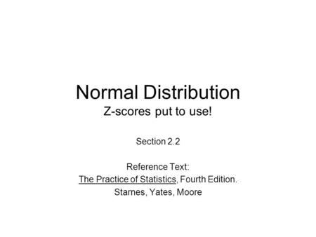 Normal Distribution Z-scores put to use!