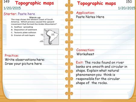 Topographic maps Topographic maps