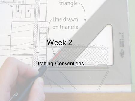 Week 2 Drafting Conventions.