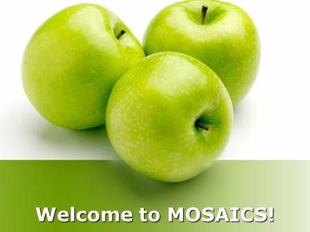 Welcome to MOSAICS!. Overview One designated weekday per grade level Students attend lunch, recess, and specials with their general education class. Students.