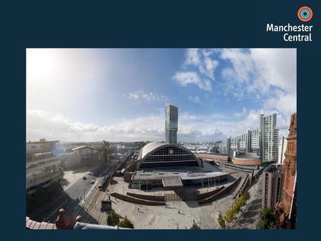 Manchester Central – the last 12 months 150 events Over 500,000 delegates and visitors £75M of economic impact contributed to the local economy.