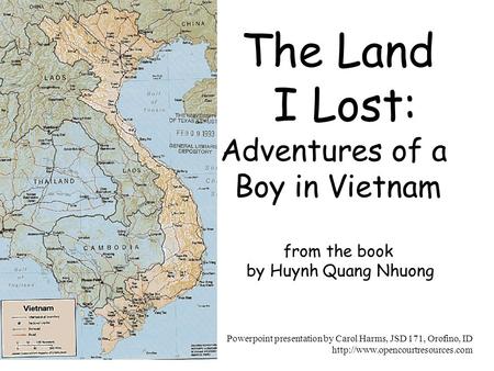 The Land I Lost: Adventures of a Boy in Vietnam from the book