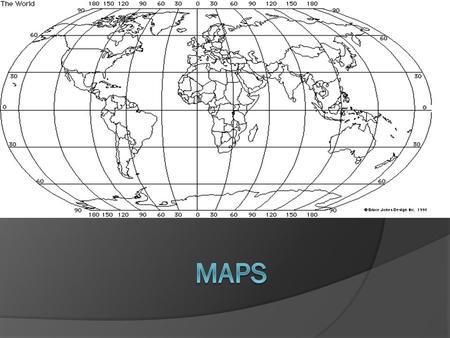 Maps  A map is a model or representation of the Earth’s surface.  The map contains latitude and longitude.  The United States is always North of the.