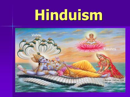 Hinduism Vishnu Lakshmi.
