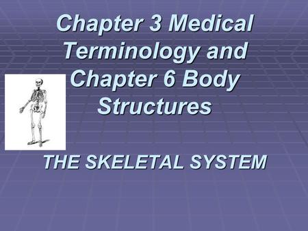 Med Term book chapter 4, pages 94 – 113. Exercises: 1 – 100