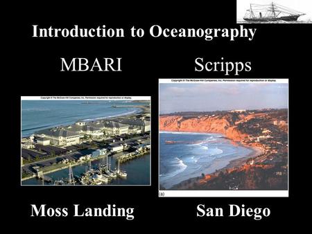 MBARI Scripps Moss Landing San Diego Introduction to Oceanography.