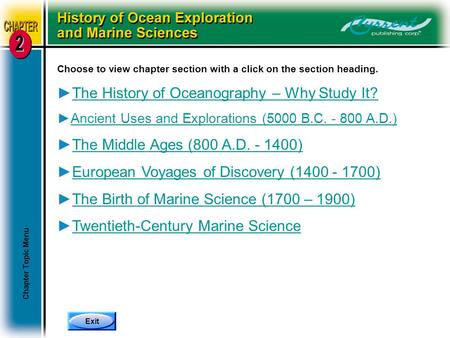The History of Oceanography – Why Study It?