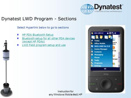 Dynatest LWD Program - Sections