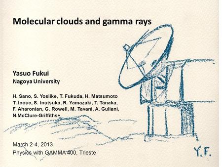 Molecular clouds and gamma rays