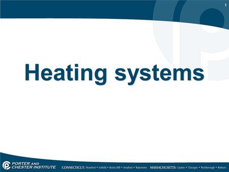 Heating systems.